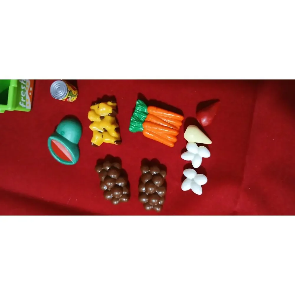 Playmobil Food Veggie Baby Bottle Milk Jugs Eggs Canned Food Grocery Store
